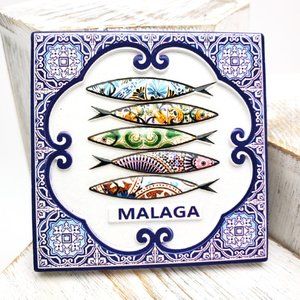 Malaga Spain Travel Fridge‎ Magnet Souvenir Tourist